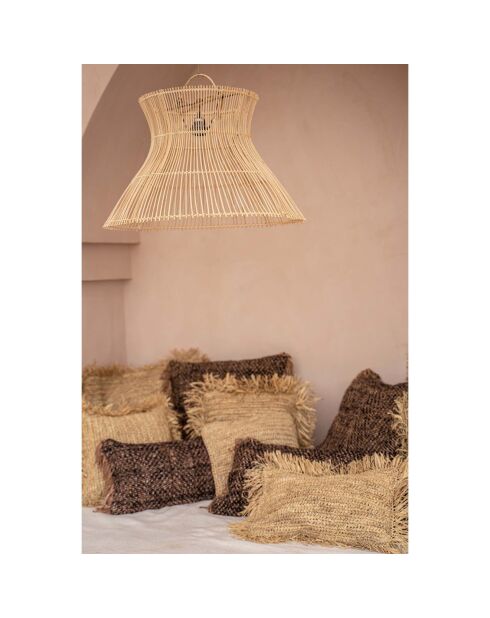 Housse de coussin Oh My Gee noir/cuivré - 35x100 cm