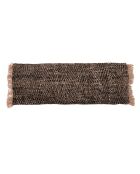 Housse de coussin Oh My Gee noir/cuivré - 35x100 cm