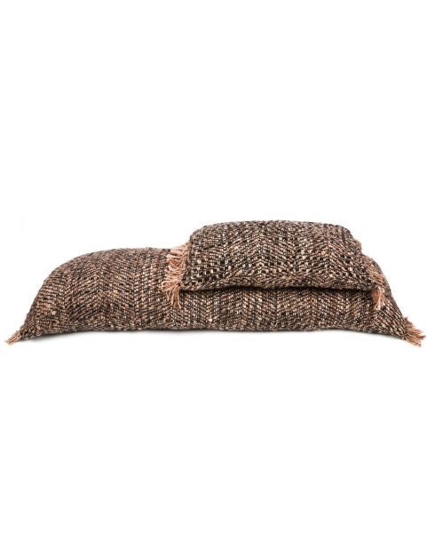 Housse de coussin Oh My Gee noir/cuivré - 35x100 cm
