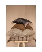 Housse de coussin Oh My Gee noir/cuivré - 35x100 cm