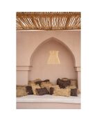 Housse de coussin Oh My Gee noir/cuivré - 35x100 cm