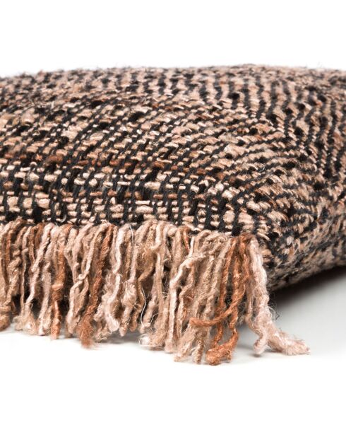 Housse de coussin Oh My Gee noir/cuivré - 35x100 cm