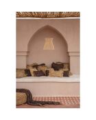 Housse de coussin Oh My Gee noir/cuivré - 35x100 cm