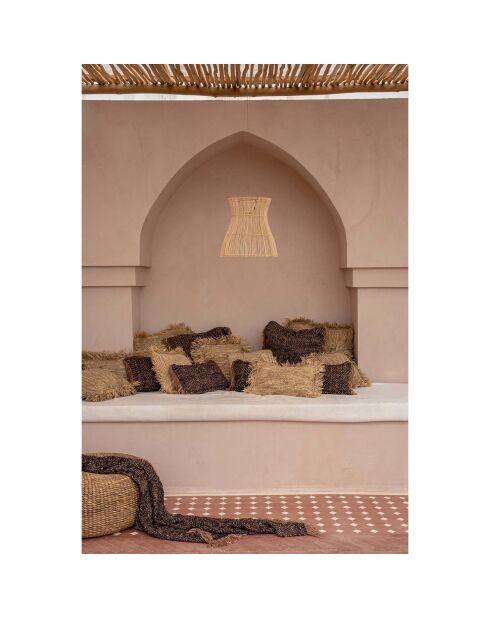 Housse de coussin Oh My Gee noir/cuivré - 35x100 cm