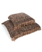 Housse de coussin Oh My Gee noir/cuivré - 60x60 cm