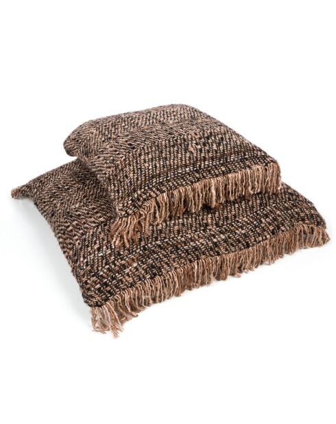 Housse de coussin Oh My Gee noir/cuivré - 60x60 cm