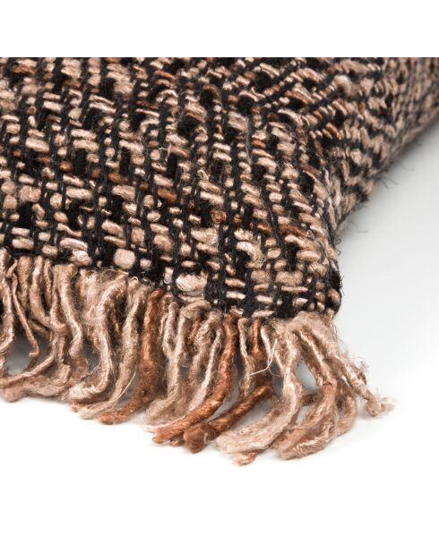 Housse de coussin Oh My Gee noir/cuivré - 60x60 cm
