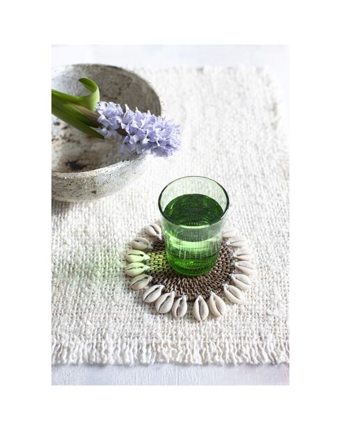 4 Sets de table Oh My Gee crème - 50x35 cm