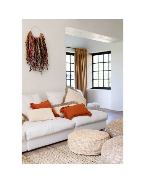 Housse de coussin Saint Tropez naturel - 60x60 cm