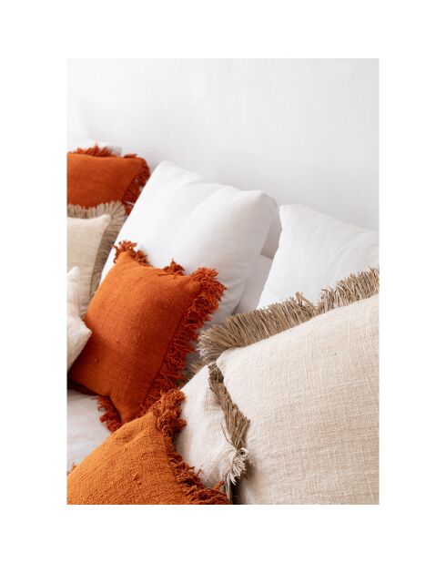 Housse de coussin Saint Tropez naturel - 60x60 cm