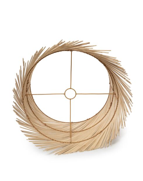 Lampe à poser Rattan naturel - 48x48x51 cm