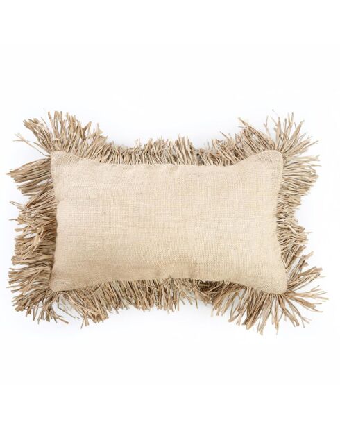 Housse de coussin Bonita naturel - 50x30 cm