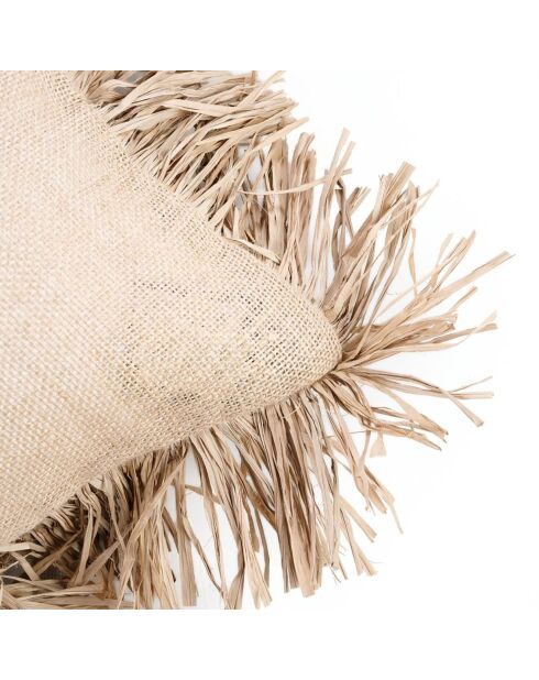Housse de coussin Bonita naturel - 50x30 cm