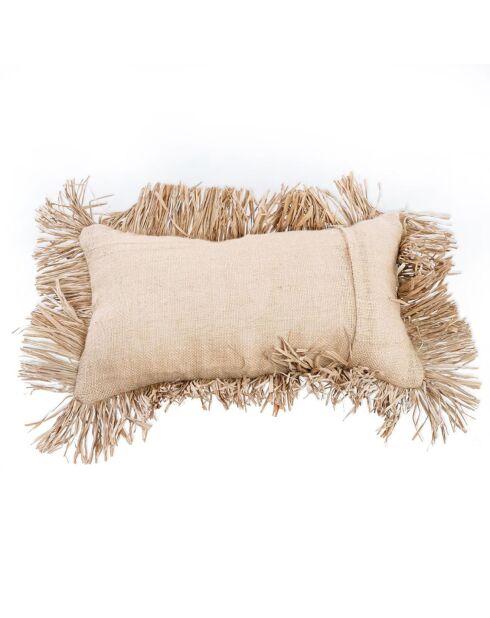 Housse de coussin Bonita naturel - 50x30 cm