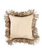 Housse de coussin Bonita naturel - 40x40 cm