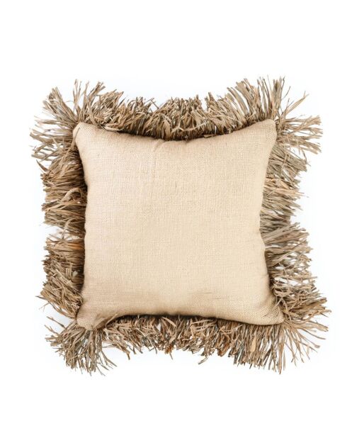 Housse de coussin Bonita naturel - 40x40 cm