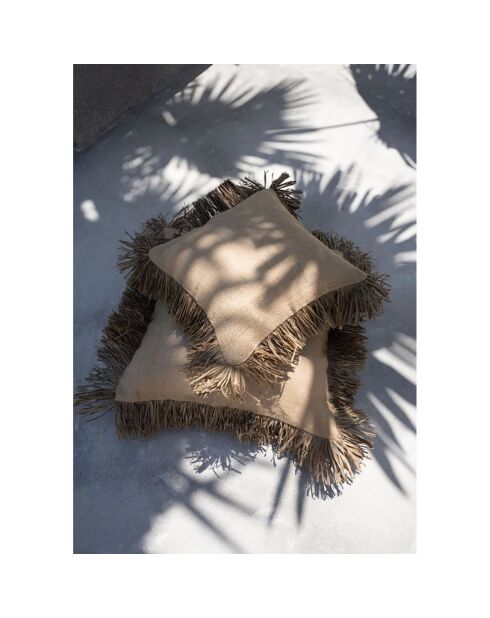 Housse de coussin Bonita naturel - 40x40 cm