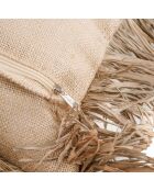 Housse de coussin Bonita naturel - 40x40 cm