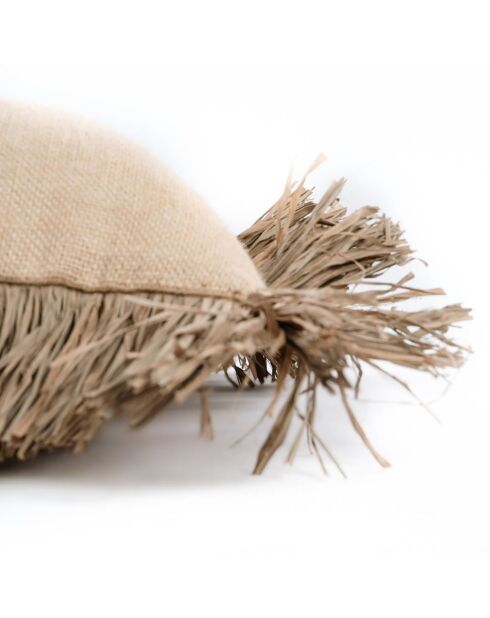 Housse de coussin Bonita naturel - 40x40 cm