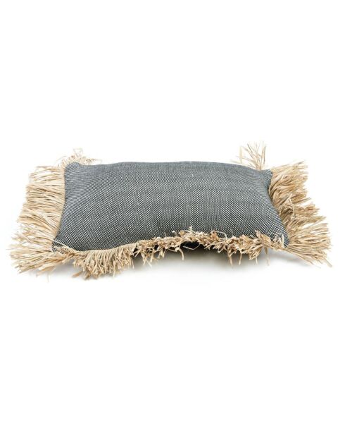 Bonita Kissenhülle natur/schwarz - 50x30 cm