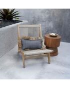Housse de coussin Bonita naturel/noir - 50x30 cm