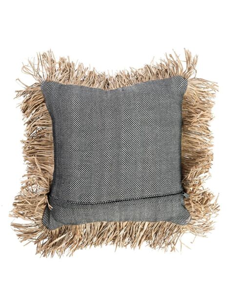 Housse de coussin Bonita naturel/noir - 40x40 cm