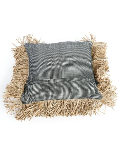 Housse de coussin Bonita naturel/noir - 40x40 cm