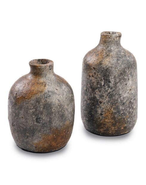 Vase antique Classy gris antique - D.13xH.19 cm