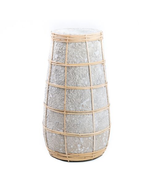 Vase béton Cutie béton naturel - D.14xH.31 cm