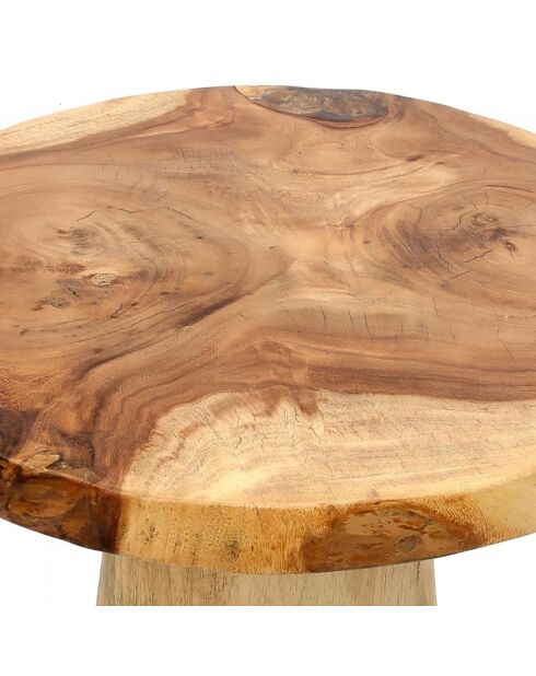 Table d'appoint Timber naturel - 50x50x57 cm