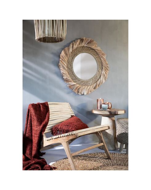 Table d'appoint Timber naturel - 50x50x57 cm