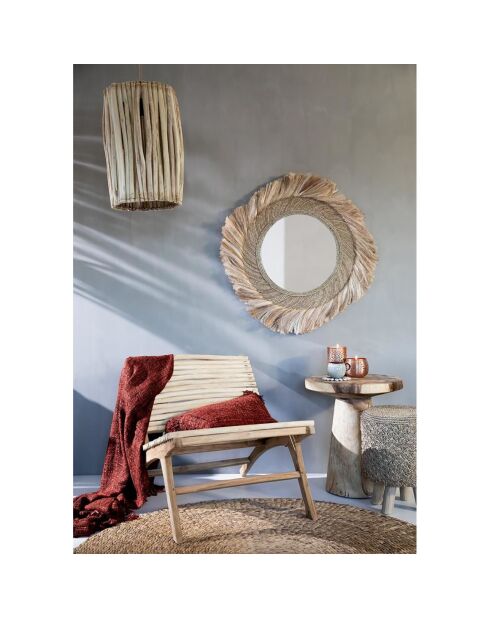 Table d'appoint Timber naturel - 50x50x57 cm