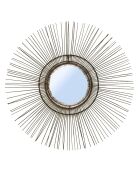 Miroir Tropical noir - D.90 cm