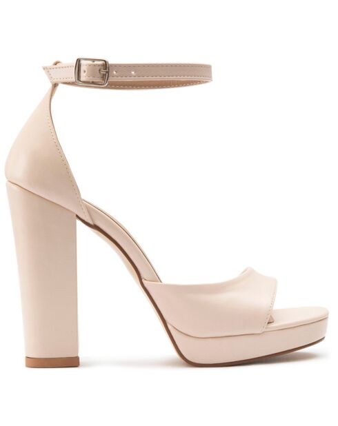 Sandali beige Esty - tacco 11,5 cm