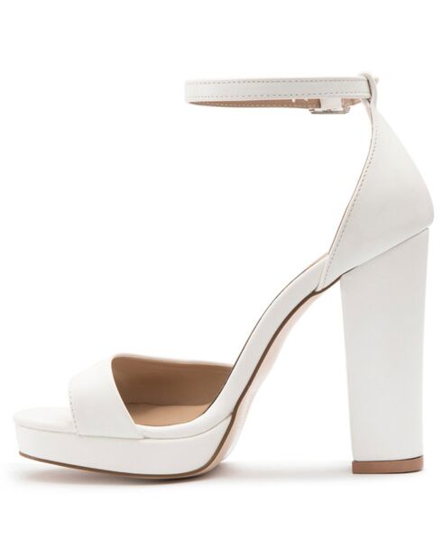 Mooie witte sandalen - Hak 11,5 cm