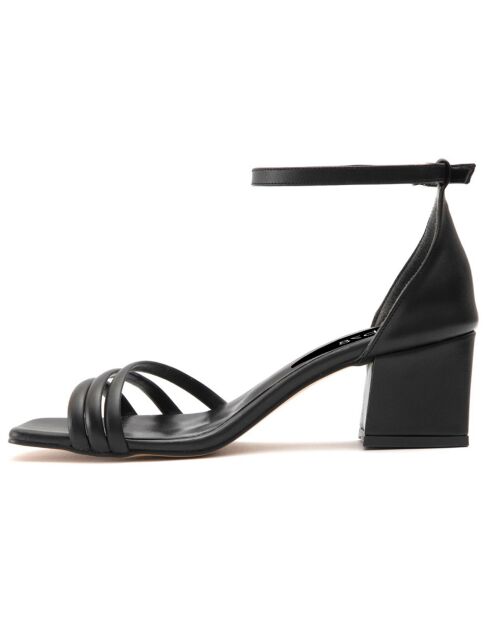 Zwarte sandalen van Erka - hak van 5,5 cm