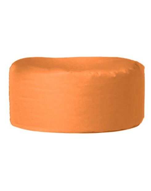 Pouf Round orange - D.55x30 cm