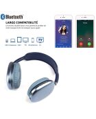 Casque Sans Fil Bluetooth bleu glacial