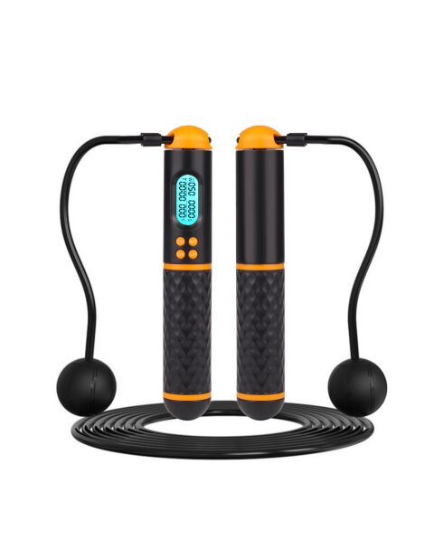 Corde à sauter Sans Fil Digital noir/orange