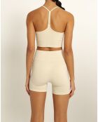 Cremefarbene Shorts Amelia