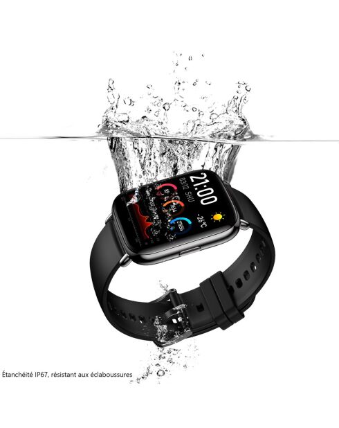 Montre Connectée multifonctions noire
