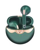 Écouteurs Bluetooth avec réduction de bruit verts