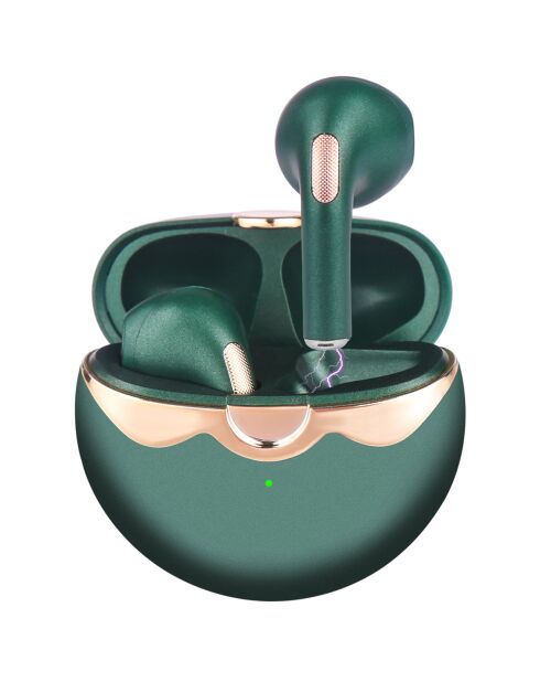 Écouteurs Bluetooth avec réduction de bruit verts