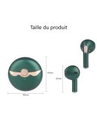 Écouteurs Bluetooth avec réduction de bruit verts