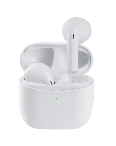 Écouteurs Bluetooth Sans Fil blancs