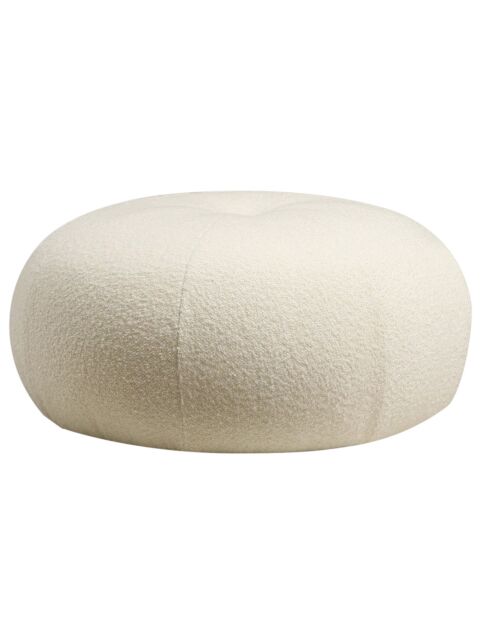 Pouf Tina blanc - D.55x35 cm