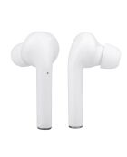 Écouteurs Tactiles Bluetooth V5.0+Er Et Micro Integré blancs