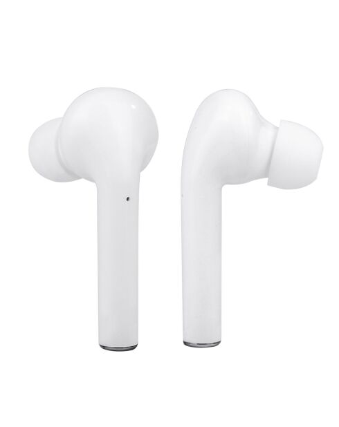 Écouteurs Tactiles Bluetooth V5.0+Er Et Micro Integré blancs