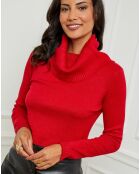 Pull Ava rouge