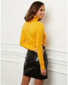Pull en Cachemire mélangé Tally jaune